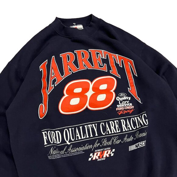 Vintage Jarrett #88 Chase Authentics Men's Large Nascar Ford Racing Sweater 90s - Picture 4 of 4